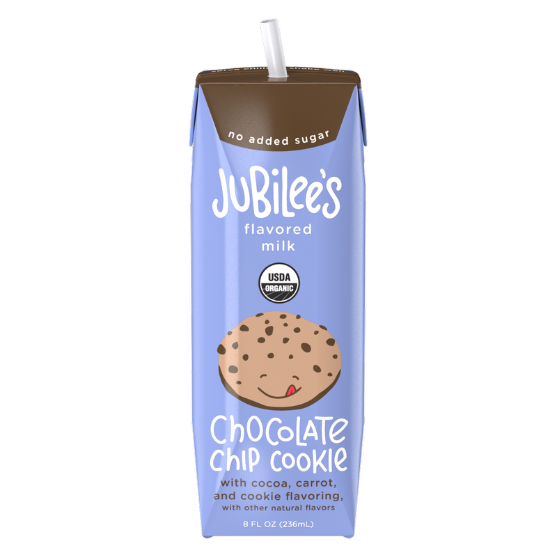 Jubilee's Organic Chocolate Chip Cookie Protein Milk 8oz Ctn