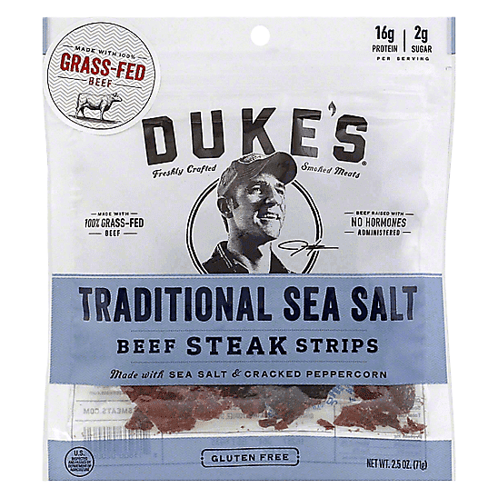 Duke's Traditional Sea Salt And Peppercorn Beef Steak Stripe 2.5oz