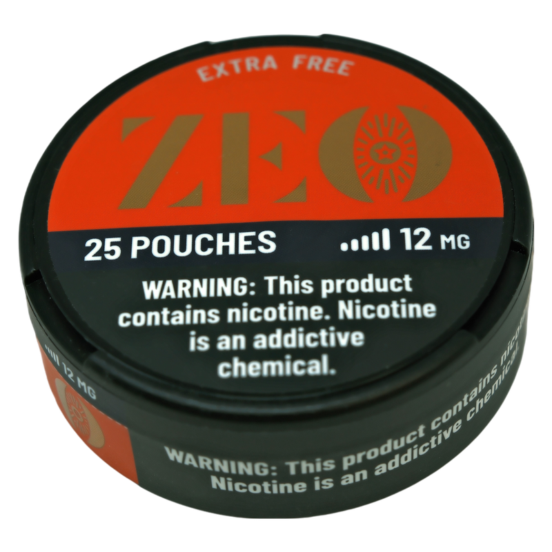 ZEO Nicotine Pouches Extra Free  12mg