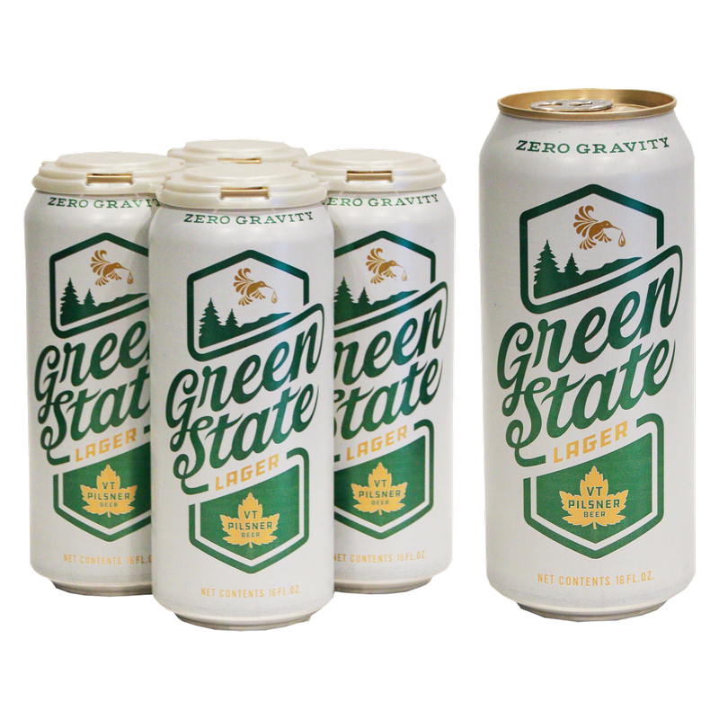 Zero Gravity Green State Lager 4pk 16oz Can 4.9% ABV