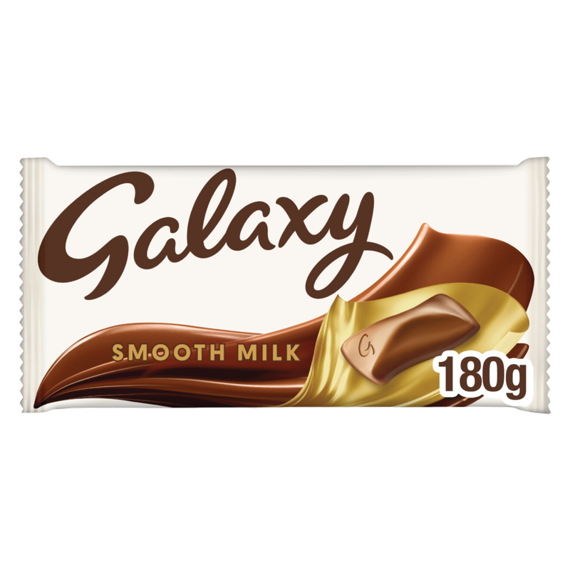 Galaxy Milk Chocolate Bar, 180g