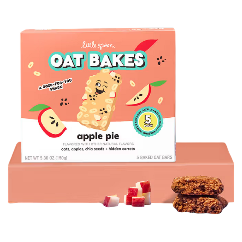 Little Spoon Apple Pie Oat Bake Bars 5ct