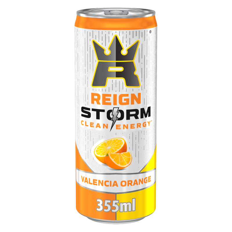 Reign Storm Valencia Orange Clean Energy Drink, 355ml