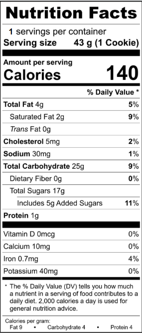 Reisman's Bakery Black & White Cookies, 1.5 oz