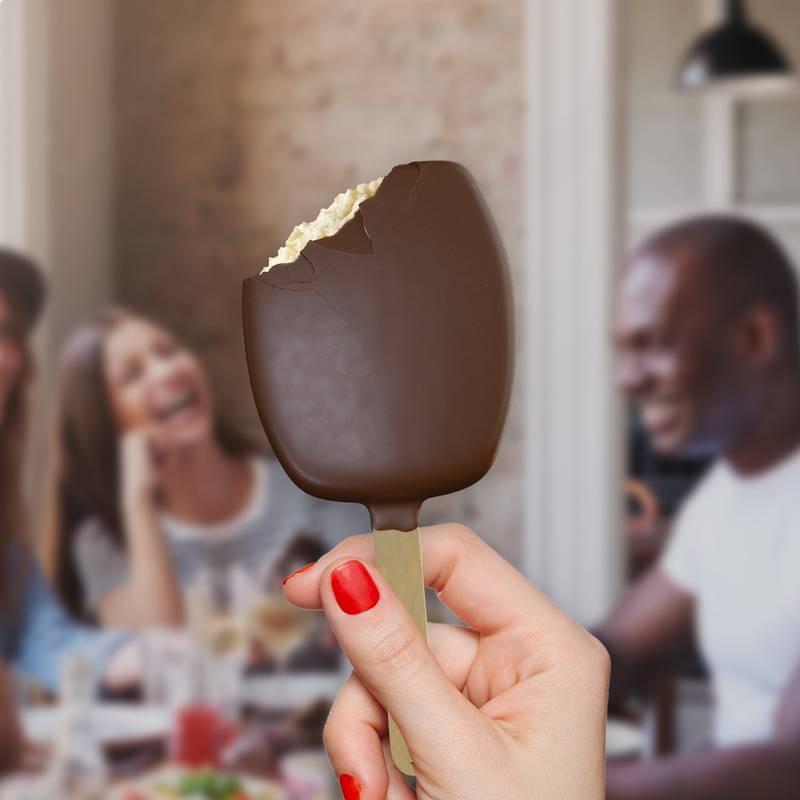 DOVE Vanilla Ice Cream Bar Coated With Dark Chocolate, 2.89 Oz 