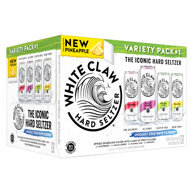White Claw Seltzer Variety 12pk 12oz Can 5.0% ABV - Delivered In As Fast As  15 Minutes