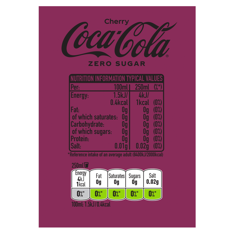 Coca-Cola Zero Cherry, 500ml