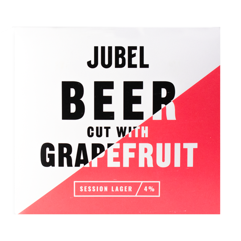 Jubel beer cut with Grapefruit, 4 x 330ml