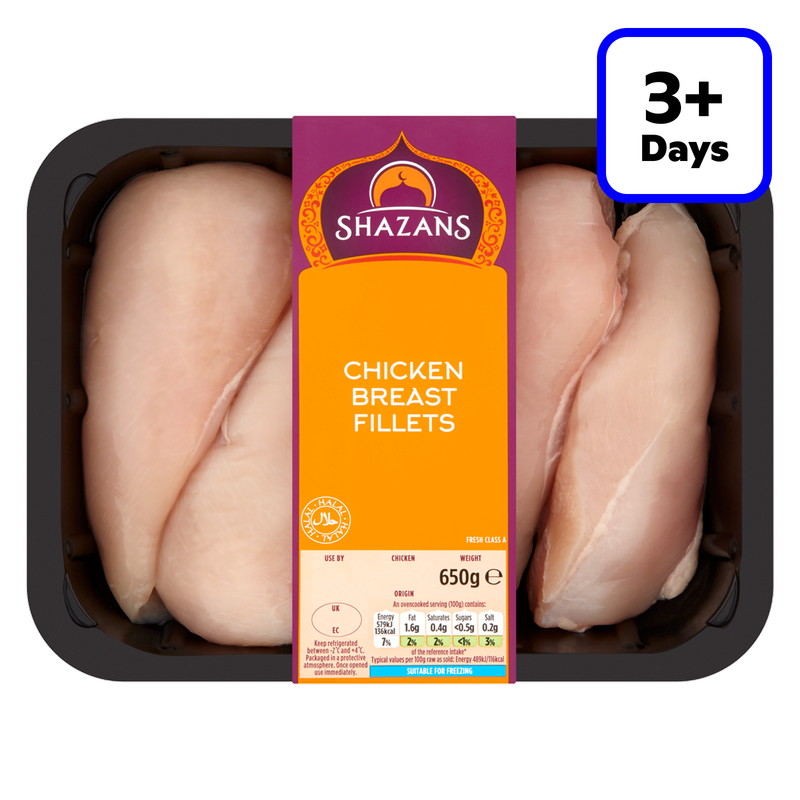 Shazan Chicken Breast Fillet (Halal), 650g