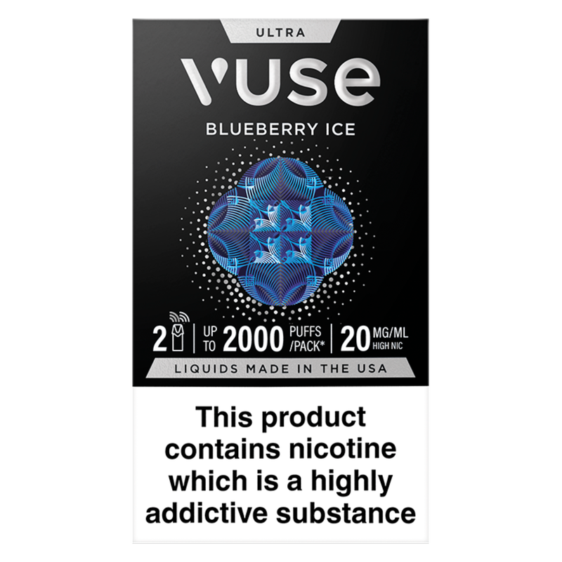Vuse Ultra Pod Blueberry Ice 20mg/ml, 2pcs