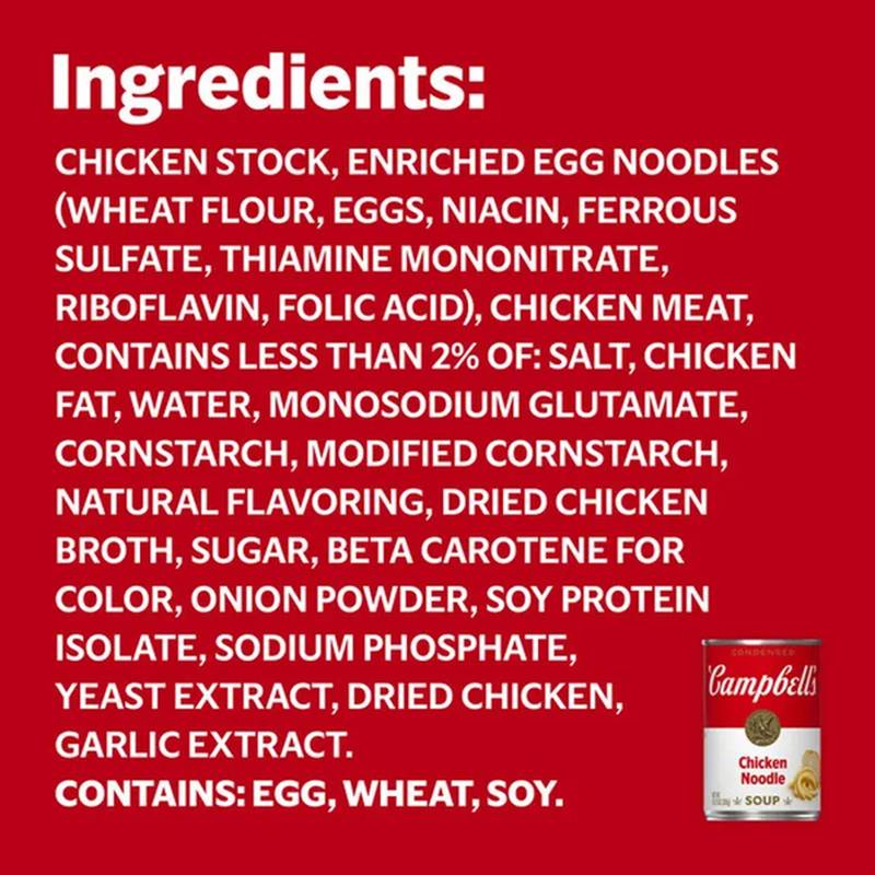 Campbell's Condensed Chicken Noodle Soup 10.75oz, 4-Pack