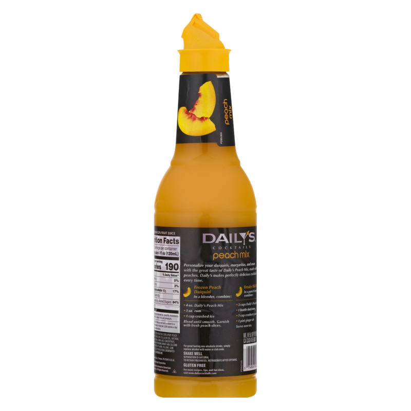 Daily's Cocktails Peach Mix Non-Alcoholic 1L
