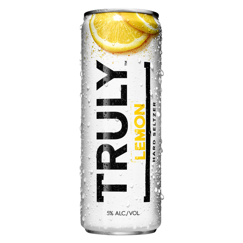 TRULY Lemon Hard Seltzer Single 12oz Can 5.0% ABV