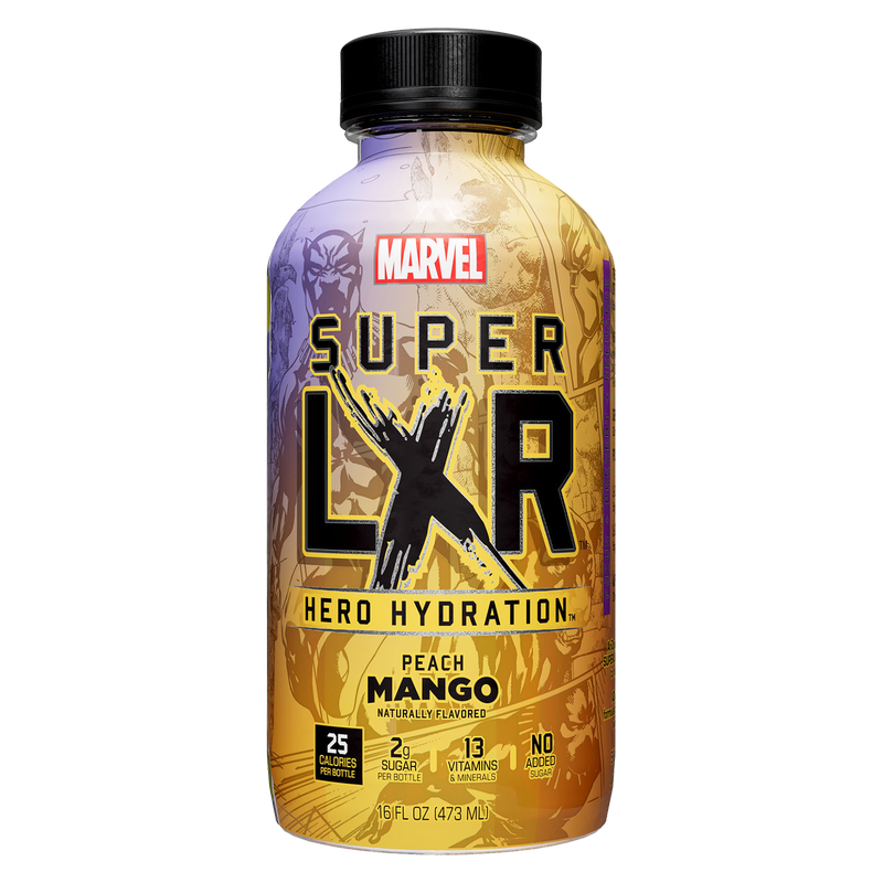 Super LXR Hero Hydration Peach Mango 16oz