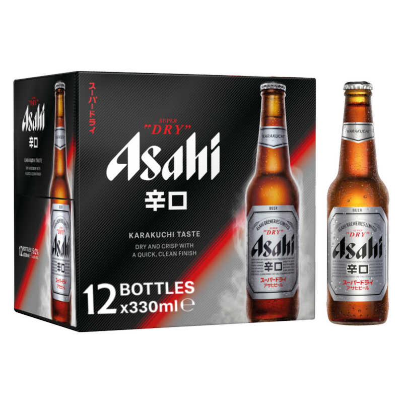 Asahi Super Dry, 12 x 330ml