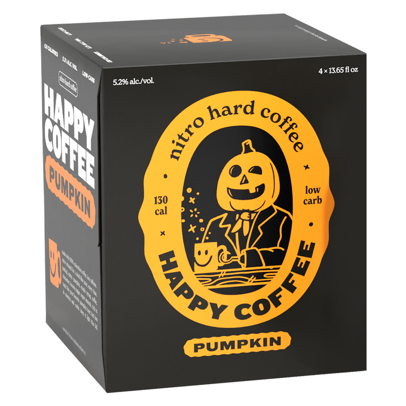 Two Robbers Happy Coffee Pumpkin 4pk 16oz Can 5.2% ABV