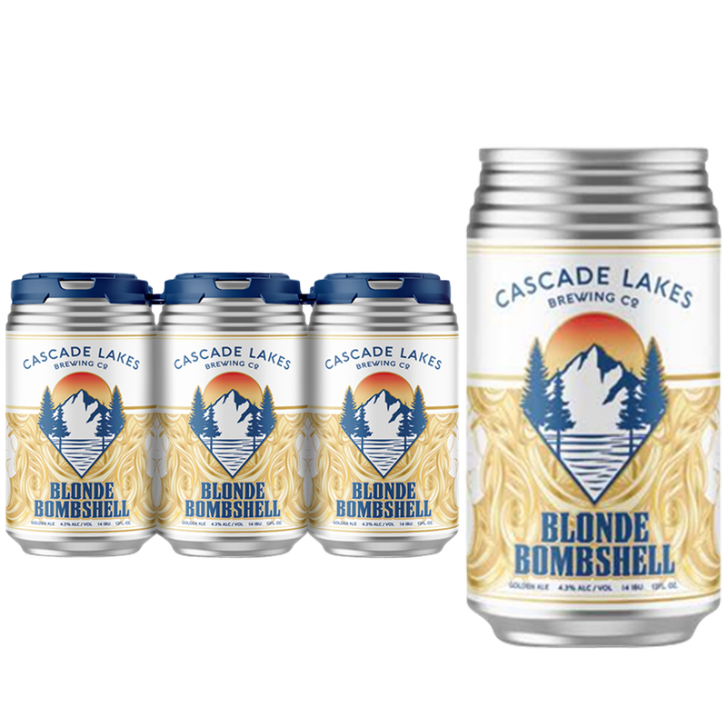 Cascade Lakes Brewing Blonde Bombshell Ale 6pk 12oz Can 4.3% ABV