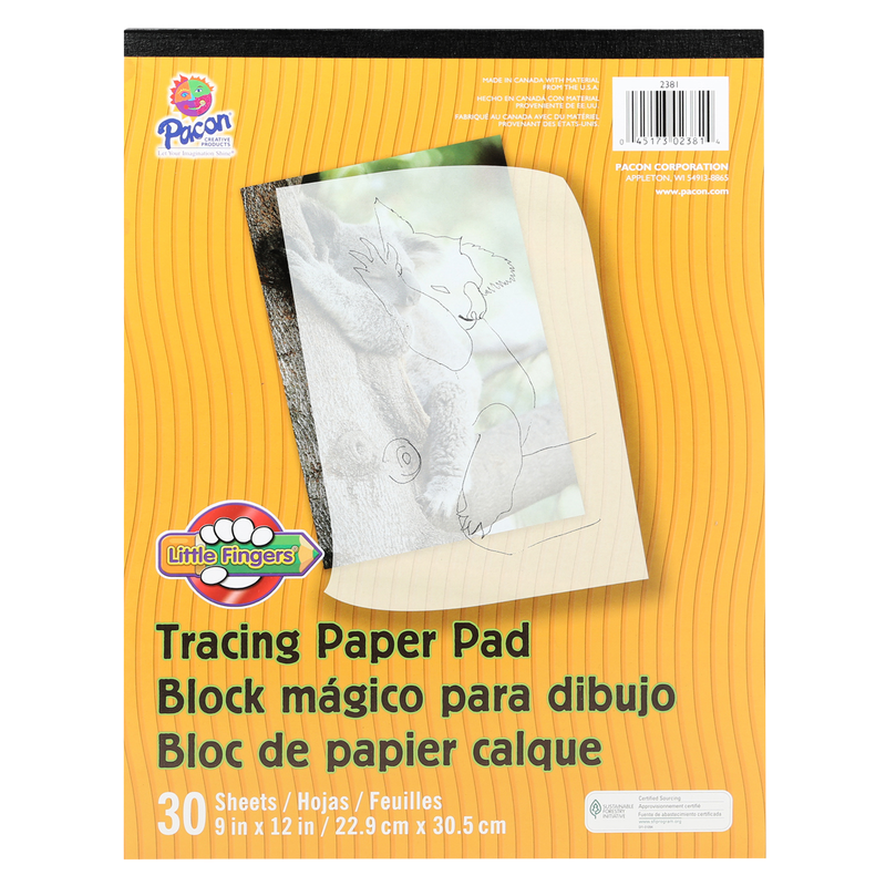 Pacon Tracing Paper Pad 9x12 30ct
