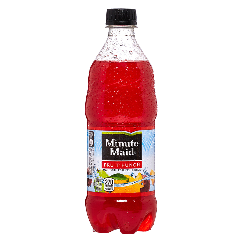 Minute Maid Fruit Punch Juice 20oz Btl