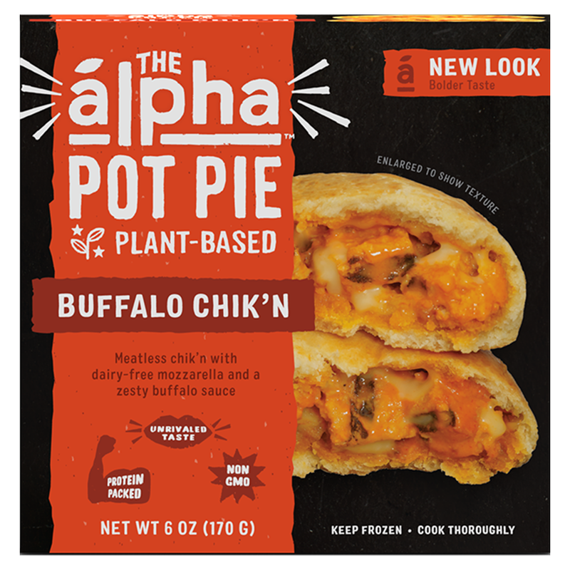 Alpha Foods Plant Based Buffalo Chicken Pot Pie 6oz
