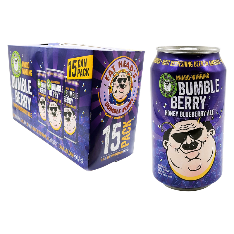 Fat Head's Bumble Berry Ale 15pk 12oz Can 5.3% ABV