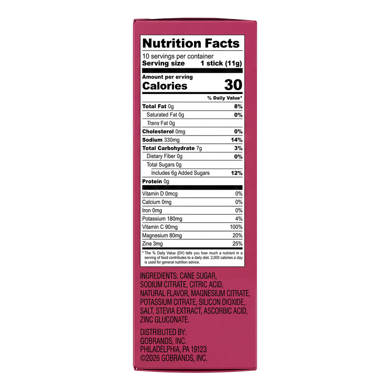 Goodnow Berry Blend Electrolyte Drink Mix-10ct