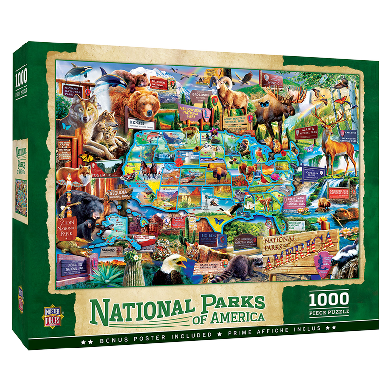 MasterPieces National Parks of America Puzzle 1000pc