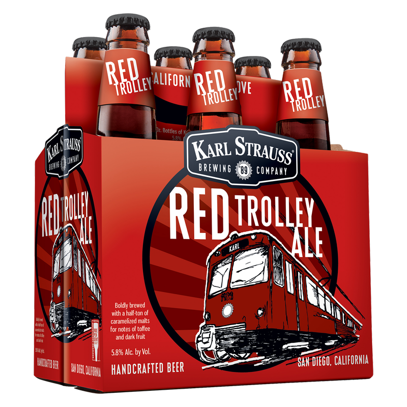 Karl Strauss Brewing Red Trolley Ale 6pk 12oz Btl