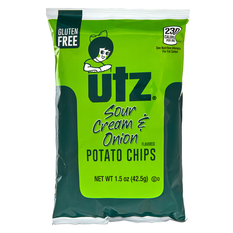 Utz Sour Cream & Onion Potato Chips 1.5oz