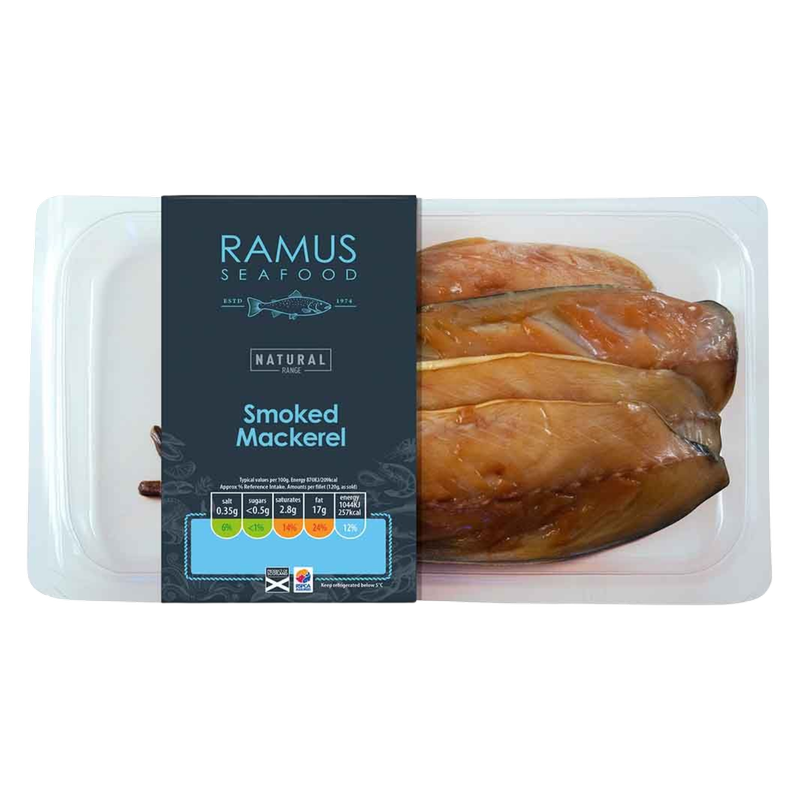 Ramus Smoked Mackerel Fillets, 180g