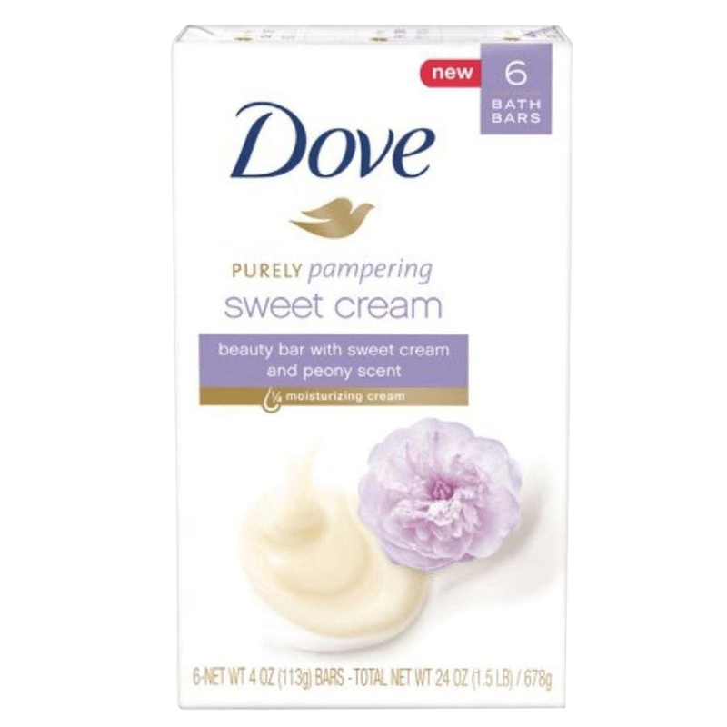 Dove Sweet Cream & Peony Beauty Bar 6pk 4oz