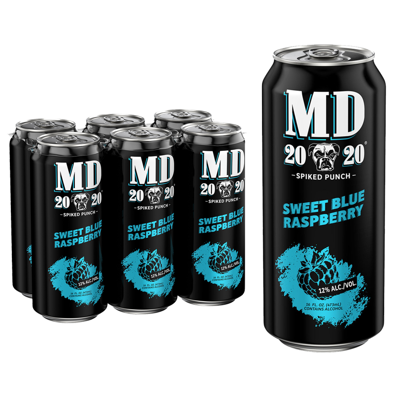 MD 20/20 Blue Razberry 6pk 16oz Can 12.0% ABV