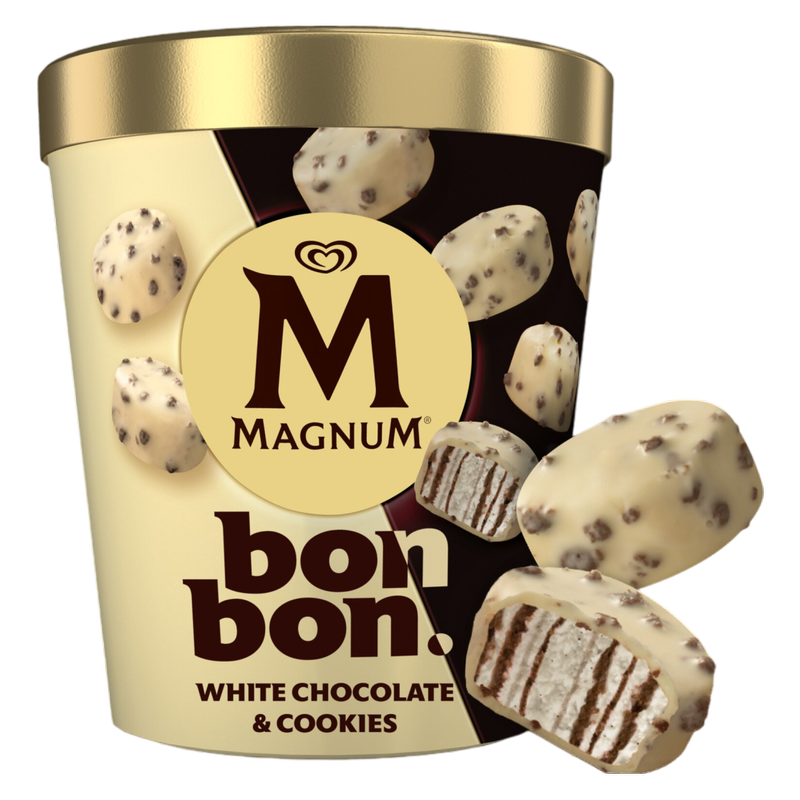 Magnum Bonbon. White Chocolate & Cookie, 12 x 17ml