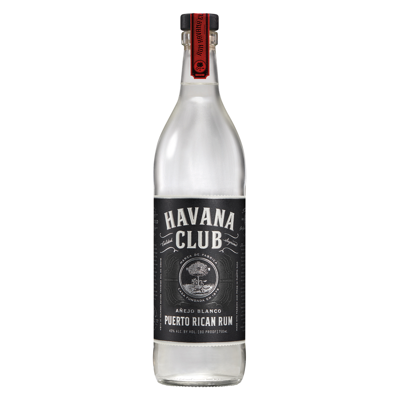 Havana Club Anejo Blanco Puerto Rican Rum 750ml (80 Proof)