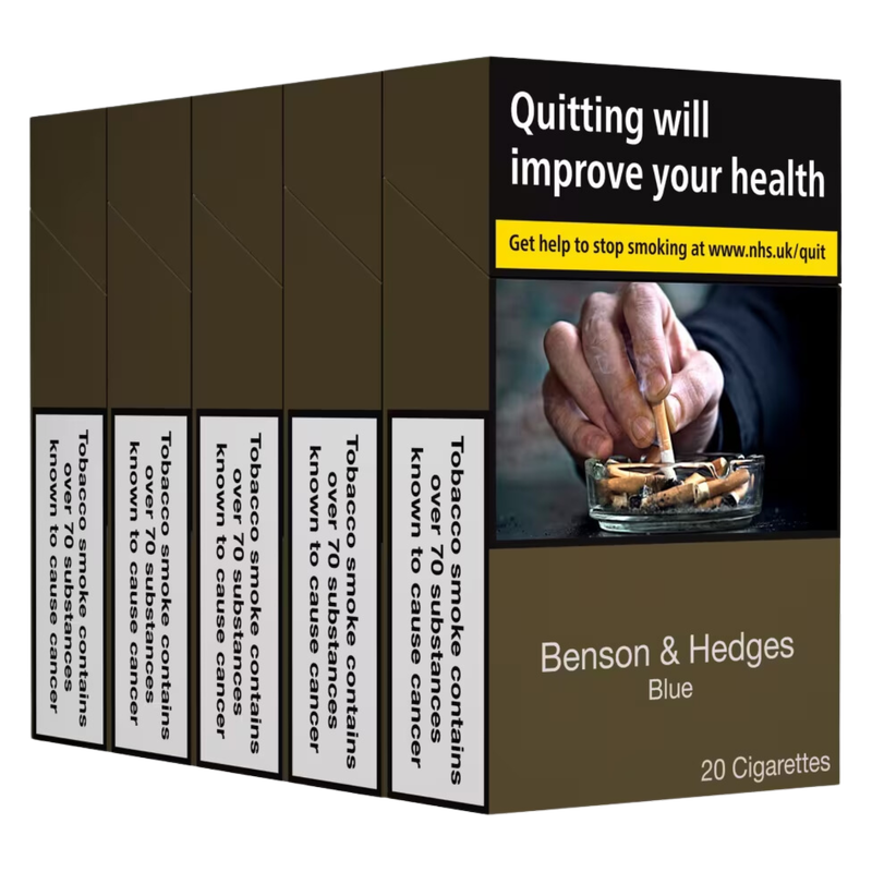 Benson & Hedges Blue Cigarettes, 5 x 20pcs