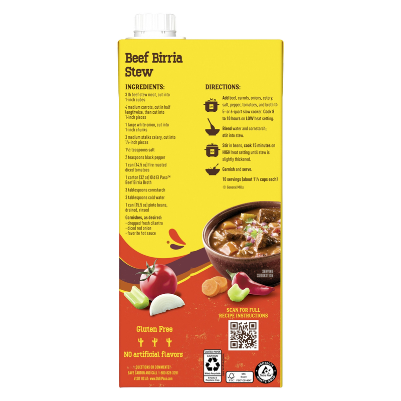 Old El Paso Beef Broth Birria Style 32oz