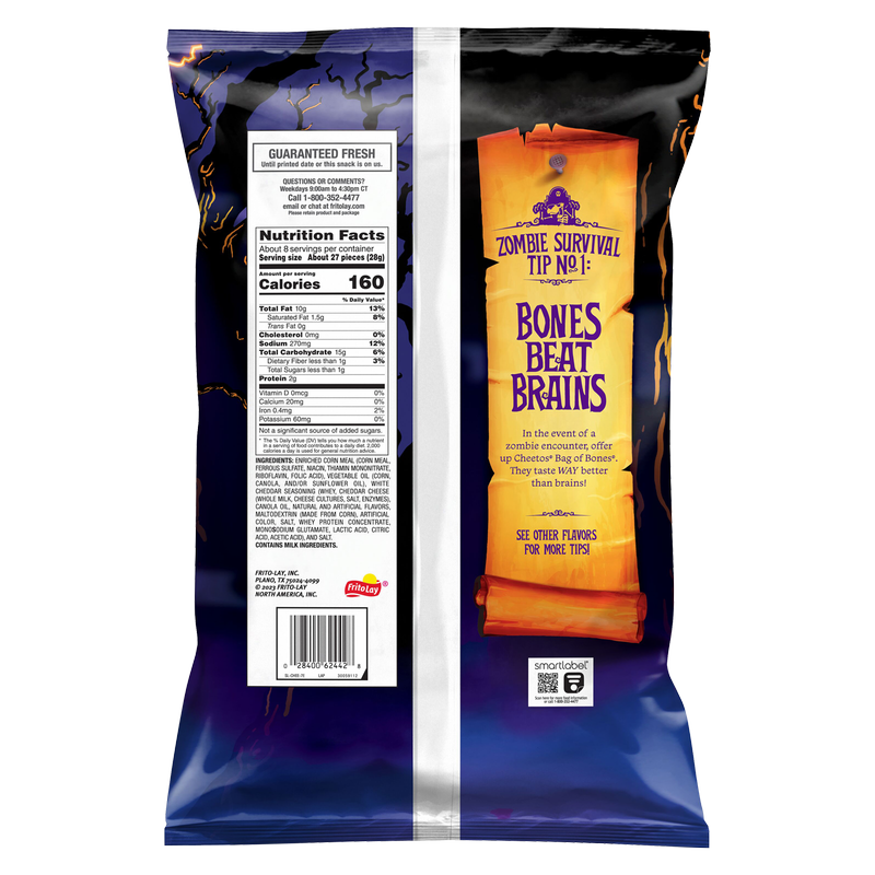 Cheetos Bag of Bones White Cheddar 7.5oz