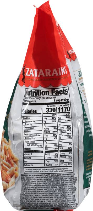 Zatarain's Frozen Blackened Chicken Alfredo, 24 oz 