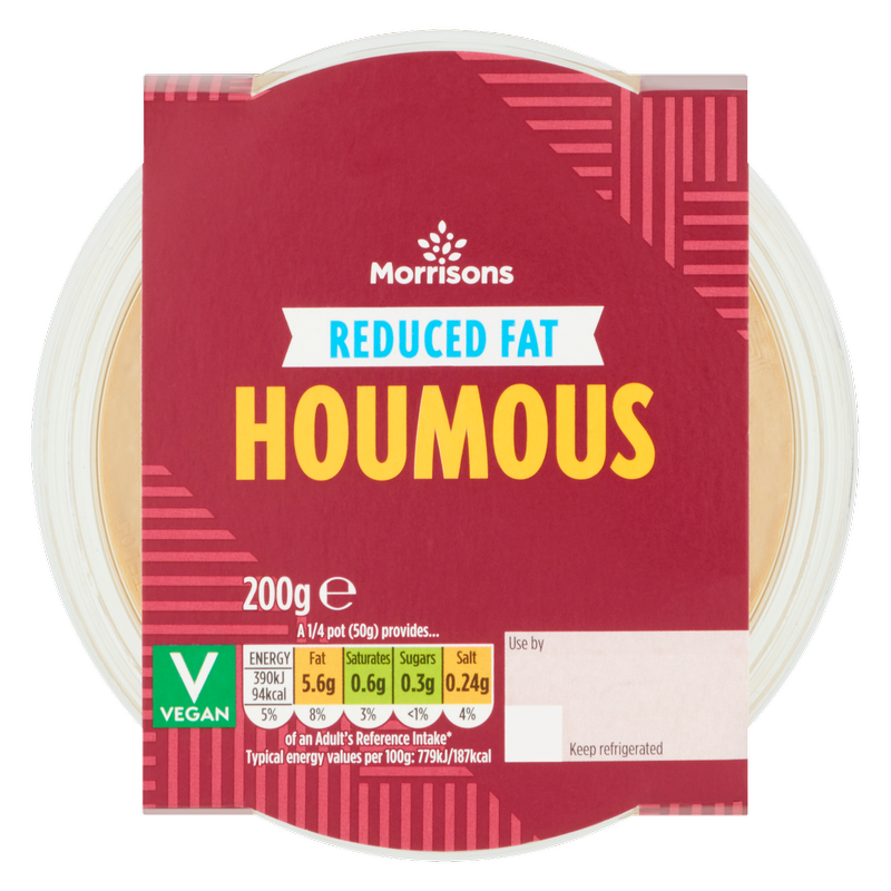 Morrisons Reduced Fat Houmous, 200g