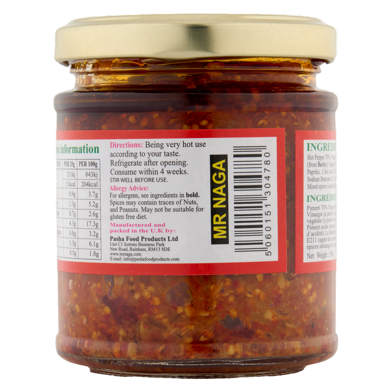 Mr Naga Hot Pepper Pickle, 190g