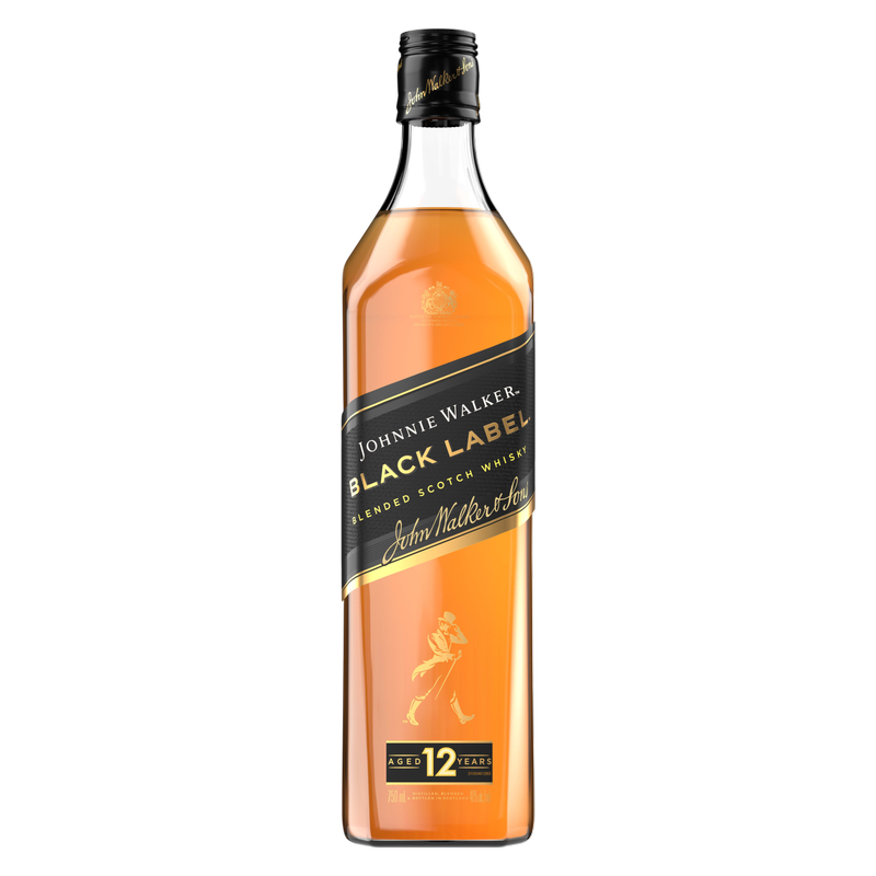 Johnnie Walker Black with 50ml Discovery Set 750ml (80 Proof