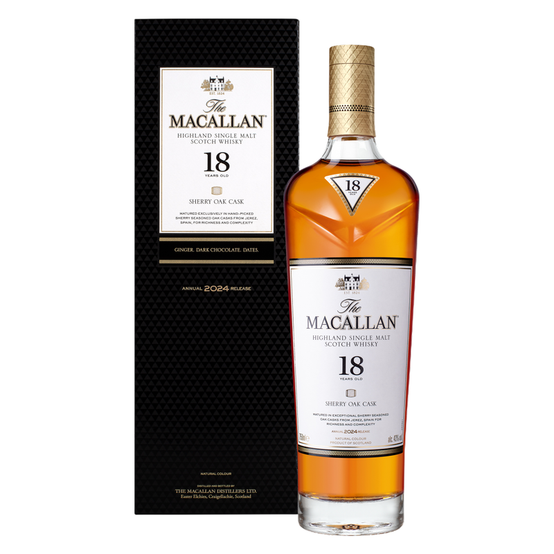 Macallan 18 Yr Sherry Oak 750ml (86 Proof)