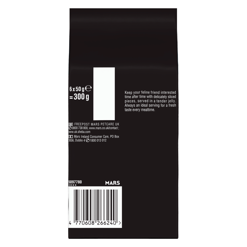Sheba Fresh & Fine in Jelly, 6 x 50g