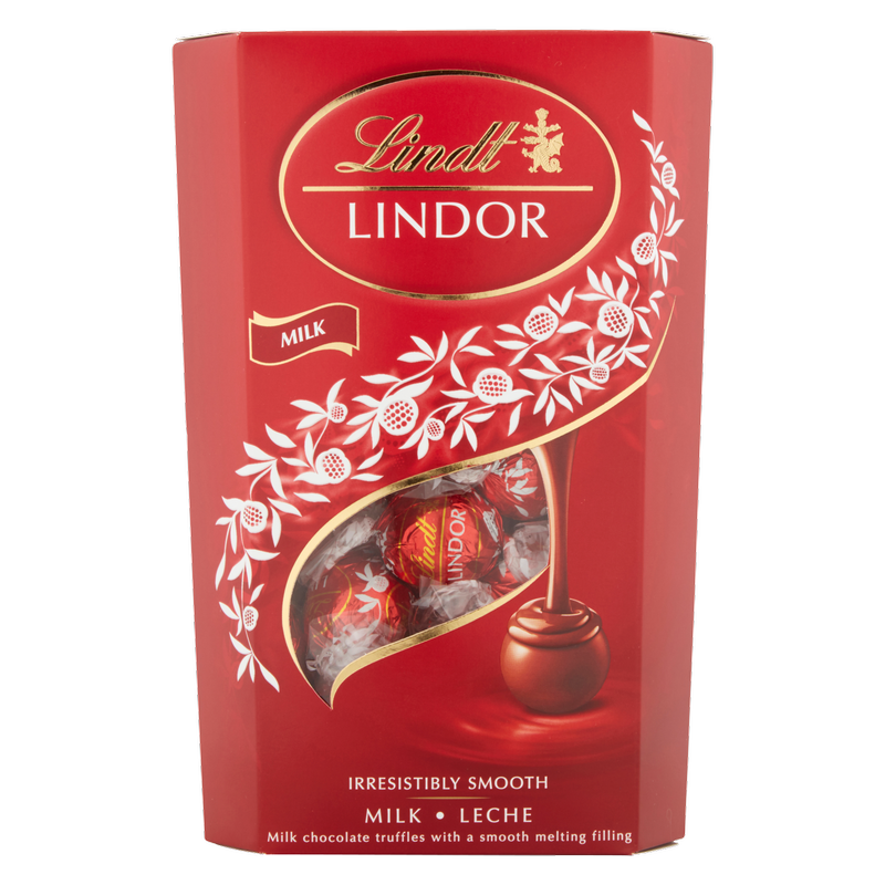 Lindt Lindor Milk Chocolate Truffles Box, 337g