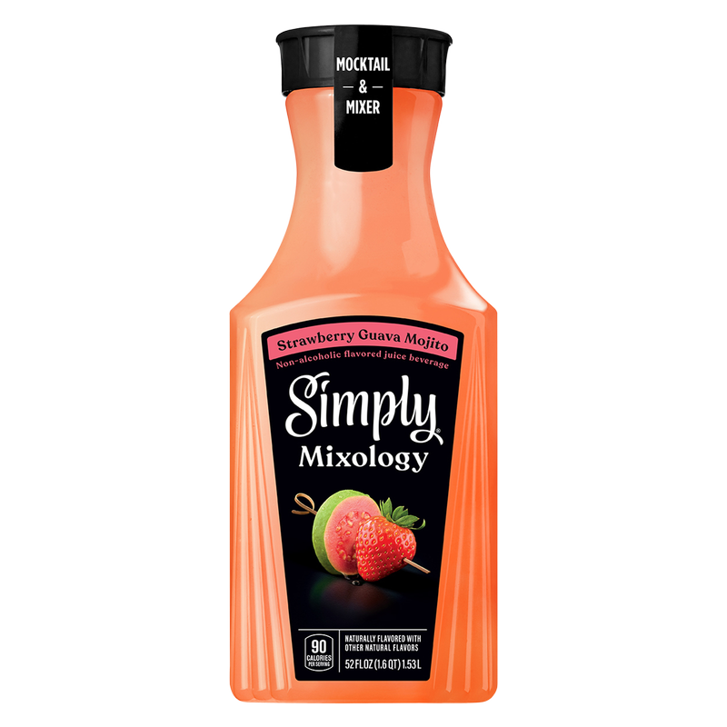 Simply Mixology Strawberry & Guava Mojito 52oz Bottle