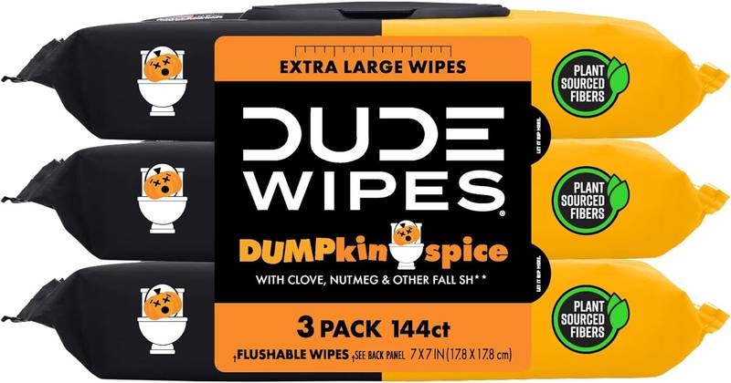 DUDE Wipes DUMPkin Spice 3pk