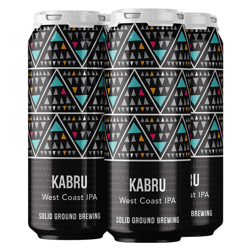 Solid Ground Brewing Kabru IPA 4pk 16oz Cans