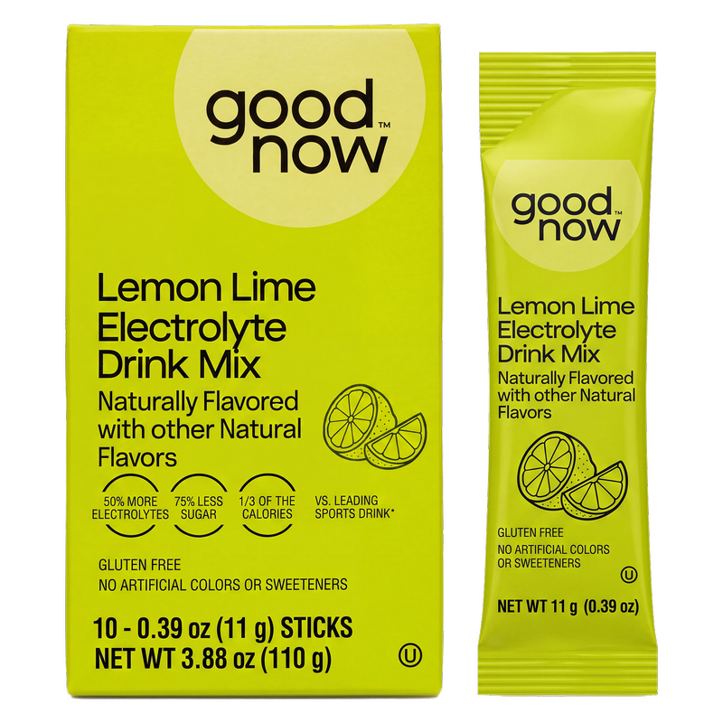 Goodnow Lemon Lime Electrolyte Drink Mix-10ct