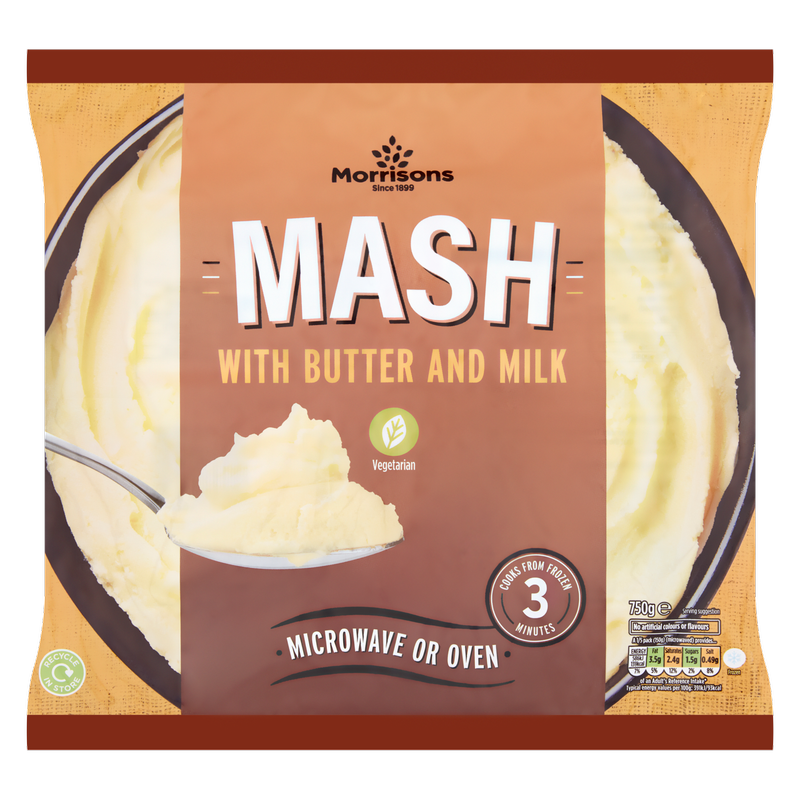 Morrisons Mash with Butter and Milk, 750g