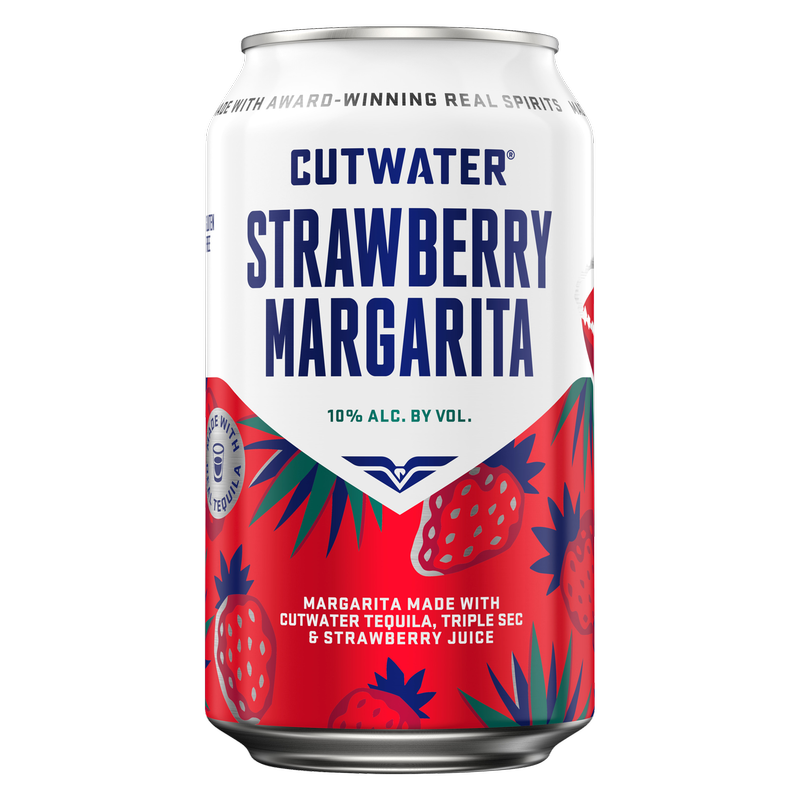 Cutwater Tequila Strawberry Margarita 4pk 12oz 10% ABV